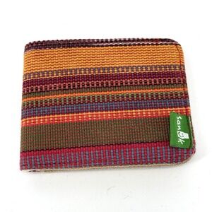 Sanuk Men's Poncho Hemp Stripe Wallet